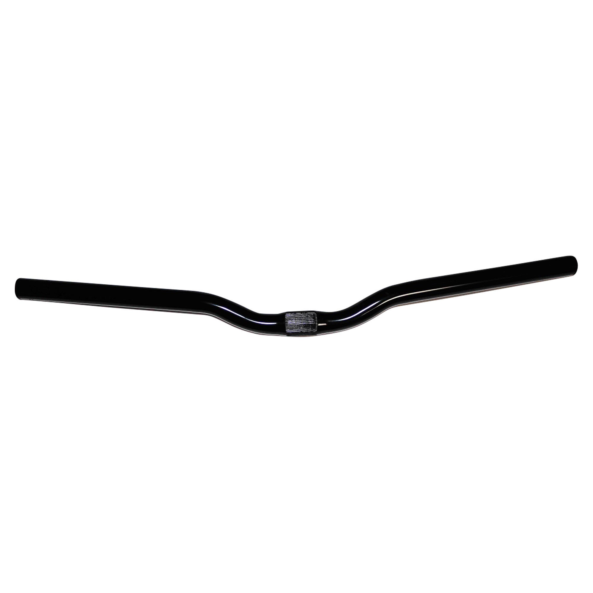 MTB handlebar 25.4 rise 50 mm back 6° rise up 5° 620 mm steel black ROCKRIDER