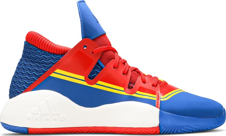 حذاء رياضي Adidas Marvel x Pro Vision J 'Heroes Among Us: Captain Marvel' باللون الأزرق