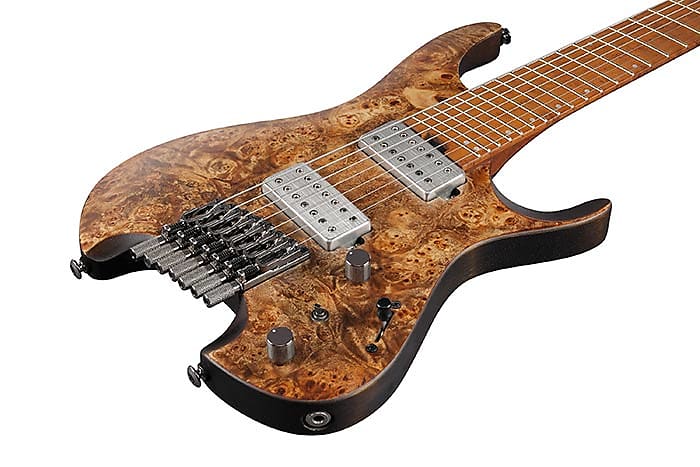 Ibanez QX527PB 7 String Electric Quest Headless ABS Guitar Antique Brown Painted BRAND NEW + CASE BAG