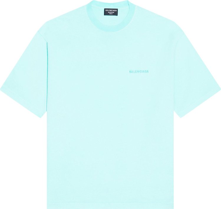 Balenciaga Medium Fit T-Shirt 'Mint', Green