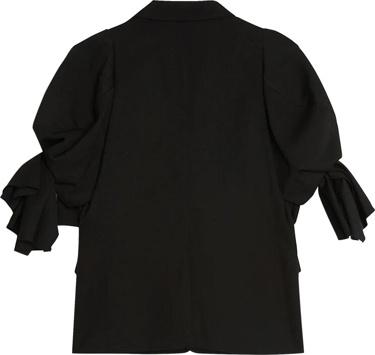 Blazer Comme des Garçons Twisted Gabardine Short-Sleeve Blazer Black, black