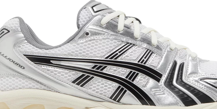 حذاء رياضي اسيكس jjjjound x gel kayano 14 'silver black'، فضي