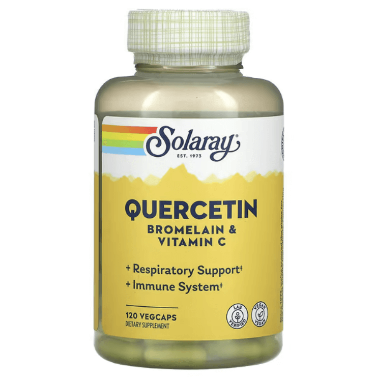 Quercetin, Bromelain & Vitamin C, 120 Veggie Caps, Solaray