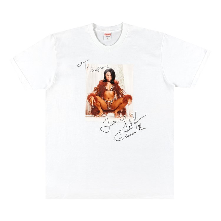 تي شيرت Supreme Lil Kim Tee 'White'، باللون الأبيض