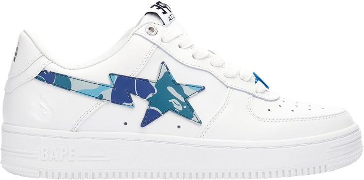 Sneakers Wmns Bapesta ABC Camo - Blue 2022, white