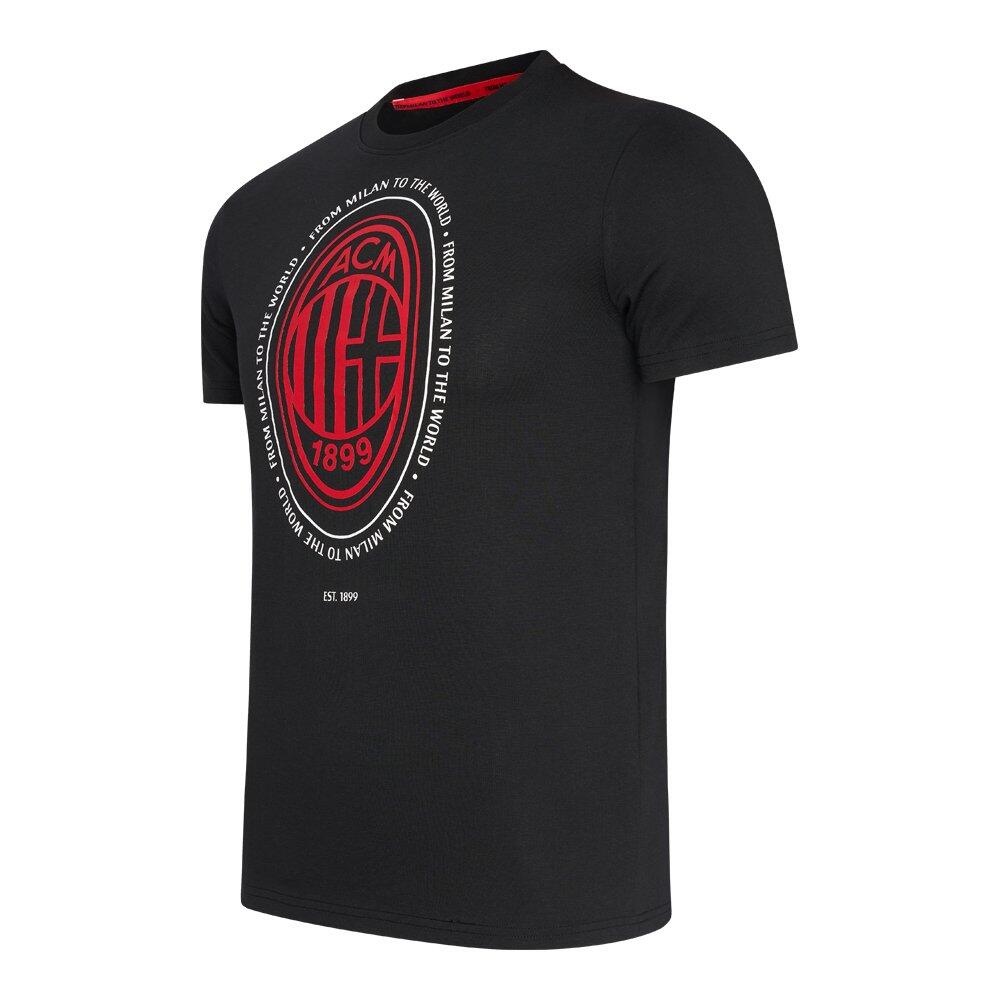 AC Milan Logo T-Shirt - Kids, Black