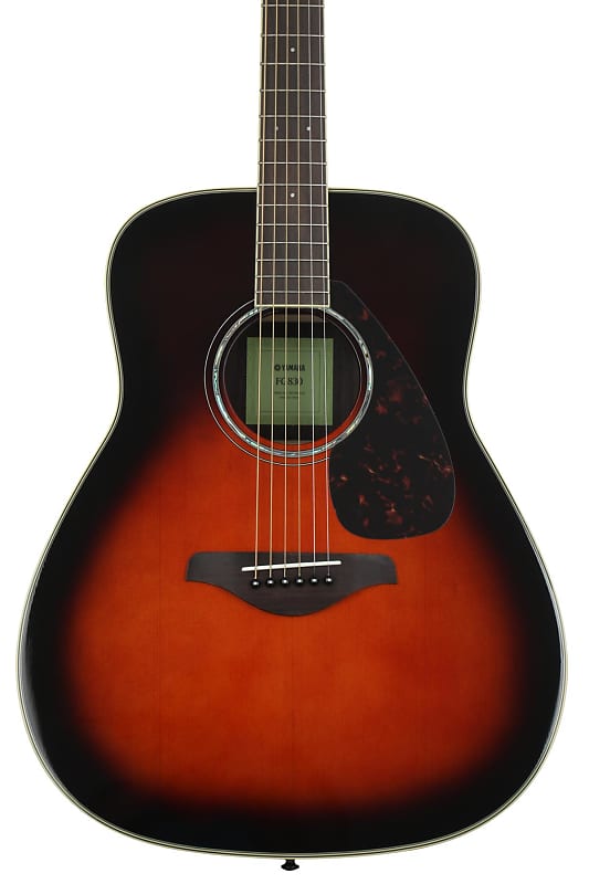 جيتار ياماها FG830 Dreadnought Acoustic - Tobacco Brown Sunburst FG830 TBS