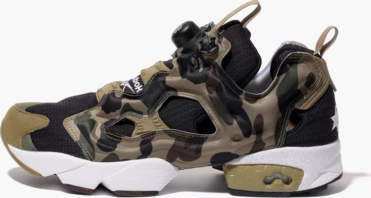 Sneakers a bathing ape x mita x instapump fury og 'black earth' Reebok, black