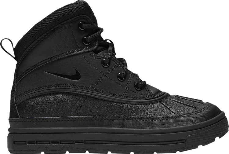 حذاء Nike Woodside 2 High ACG PS 'Triple Black' باللون الأسود