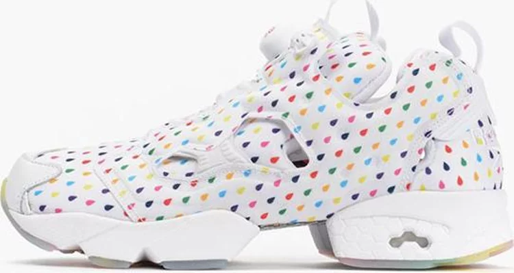 حذاء رياضي Reebok instapump fury 'rainbow'، متعدد الألوان