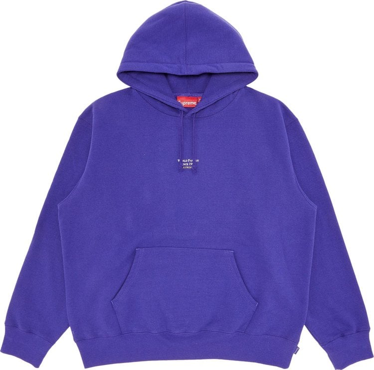 سويت شيرت Supreme World Famous Micro Hooded Sweater "أرجواني"، أرجواني