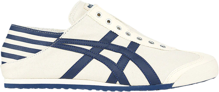 حذاء رياضي Onitsuka Tiger Mexico 66 Paraty Natural Navy، أبيض