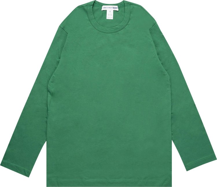 Comme des Garçons SHIRT Rear Logo Long-Sleeve T-Shirt 'Green', green