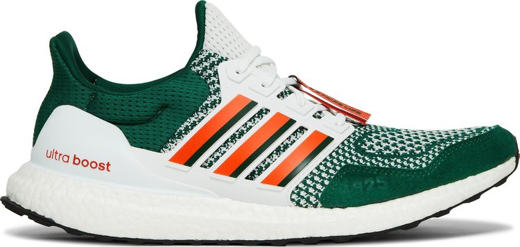 حذاء رياضي Adidas NCAA x UltraBoost 1.0 'Miami Hurricanes' باللون الأخضر