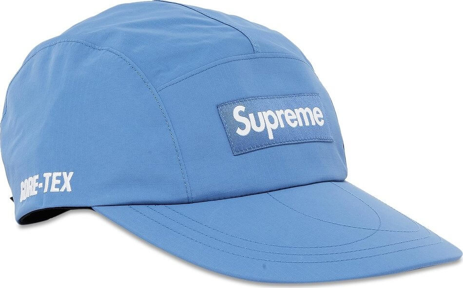 Supreme Gore-Tex Paclite Long Bill Camp Baseball Cap, Blue