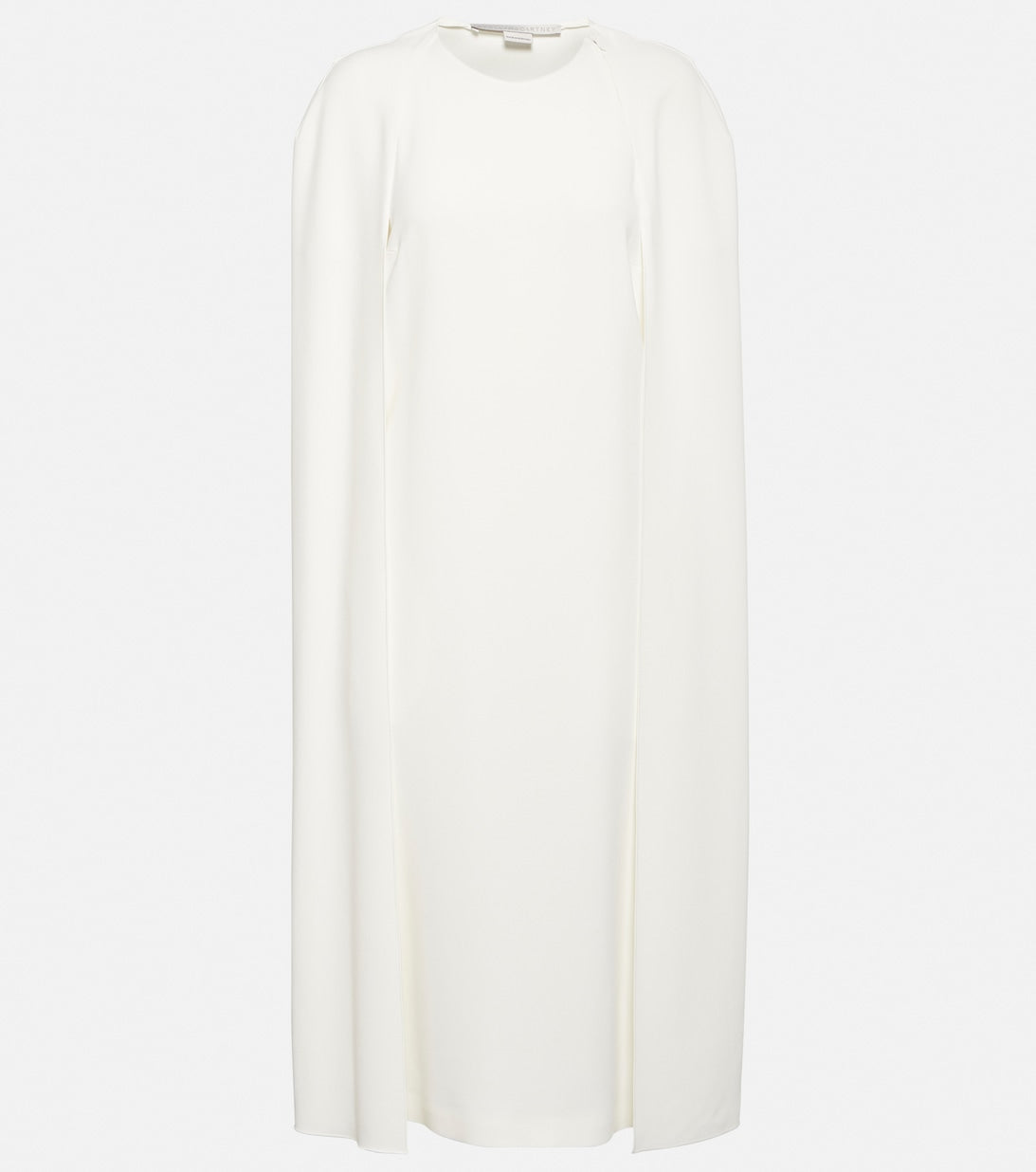 STELLA MCCARTNEY midi cape dress, white