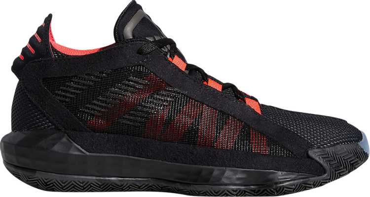 Adidas Dame 6 Big Kids 'Ruthless' Sneakers, Black