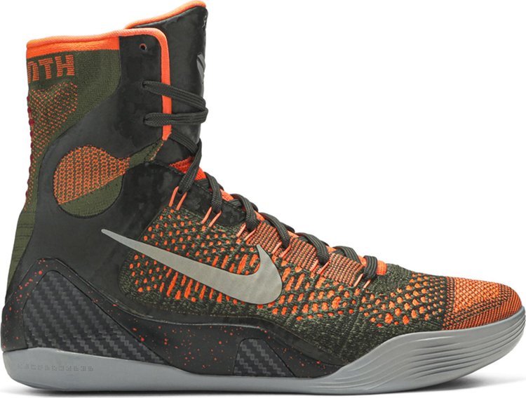 حذاء Nike Kobe 9 Elite 'Strategy' باللون البرتقالي