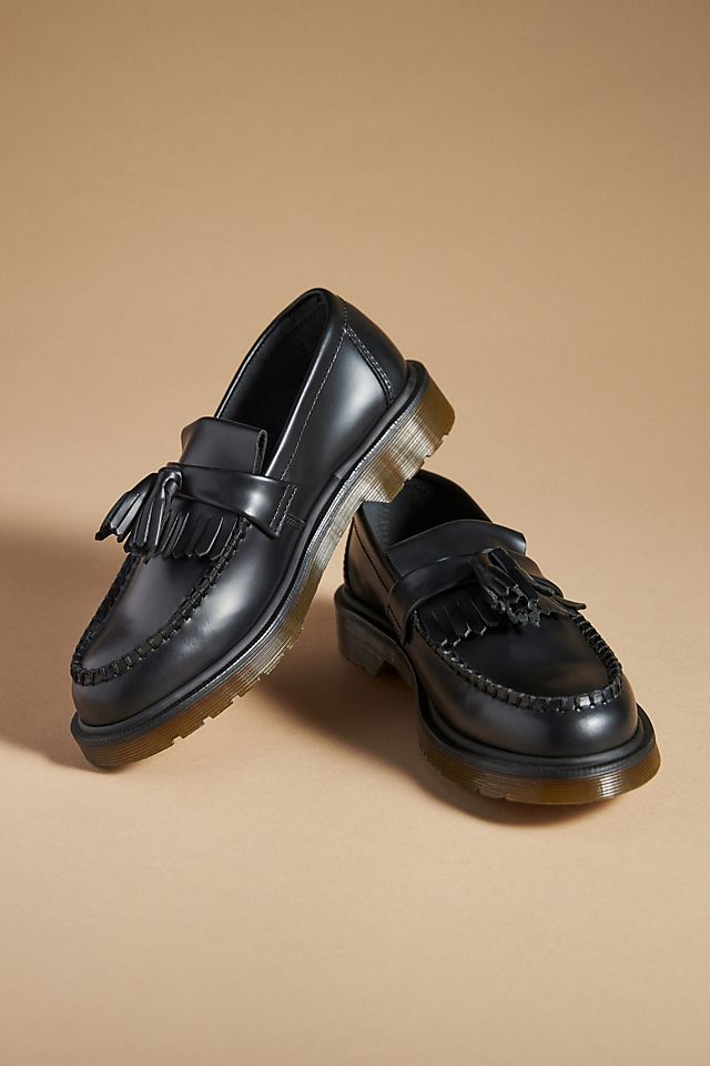 Martens Adrian Tassel Loafers, Black