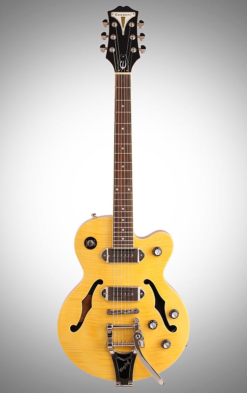 جيتار كهربائي Epiphone Wildkat مع تريمولو Bigsby، تريمولو Wildkat Bigsby عتيق طبيعي