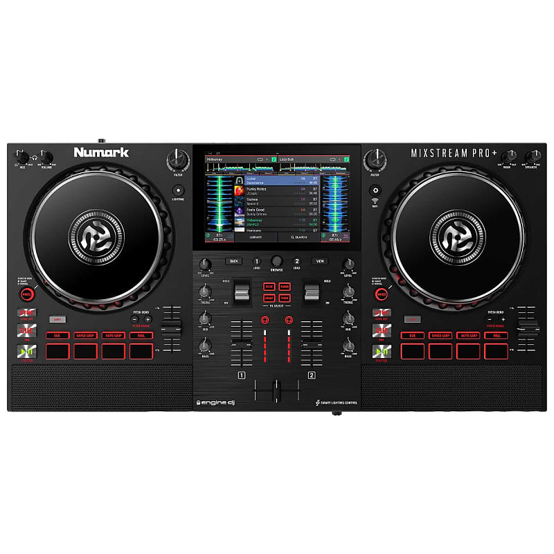 Numark MIXSTREAM PRO Standalone Streaming DJ Controller w Touchscreen Numark MIXSTREAM PRO+ Standalone Streaming DJ Controller w Touchscreen