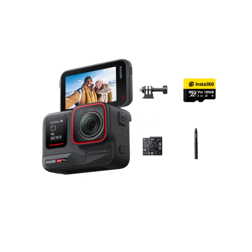 Action camera Insta360 Ace Pro, High energy battery set, black