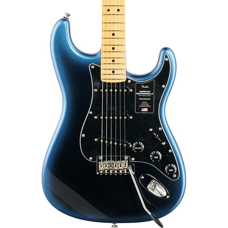 Electric guitar Fender American Pro II Stratocaster, maple neck (with case), Dark Night 113902761