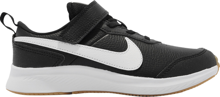 حذاء رياضي Nike Varsity Leather PS 'Black White' باللون الأسود