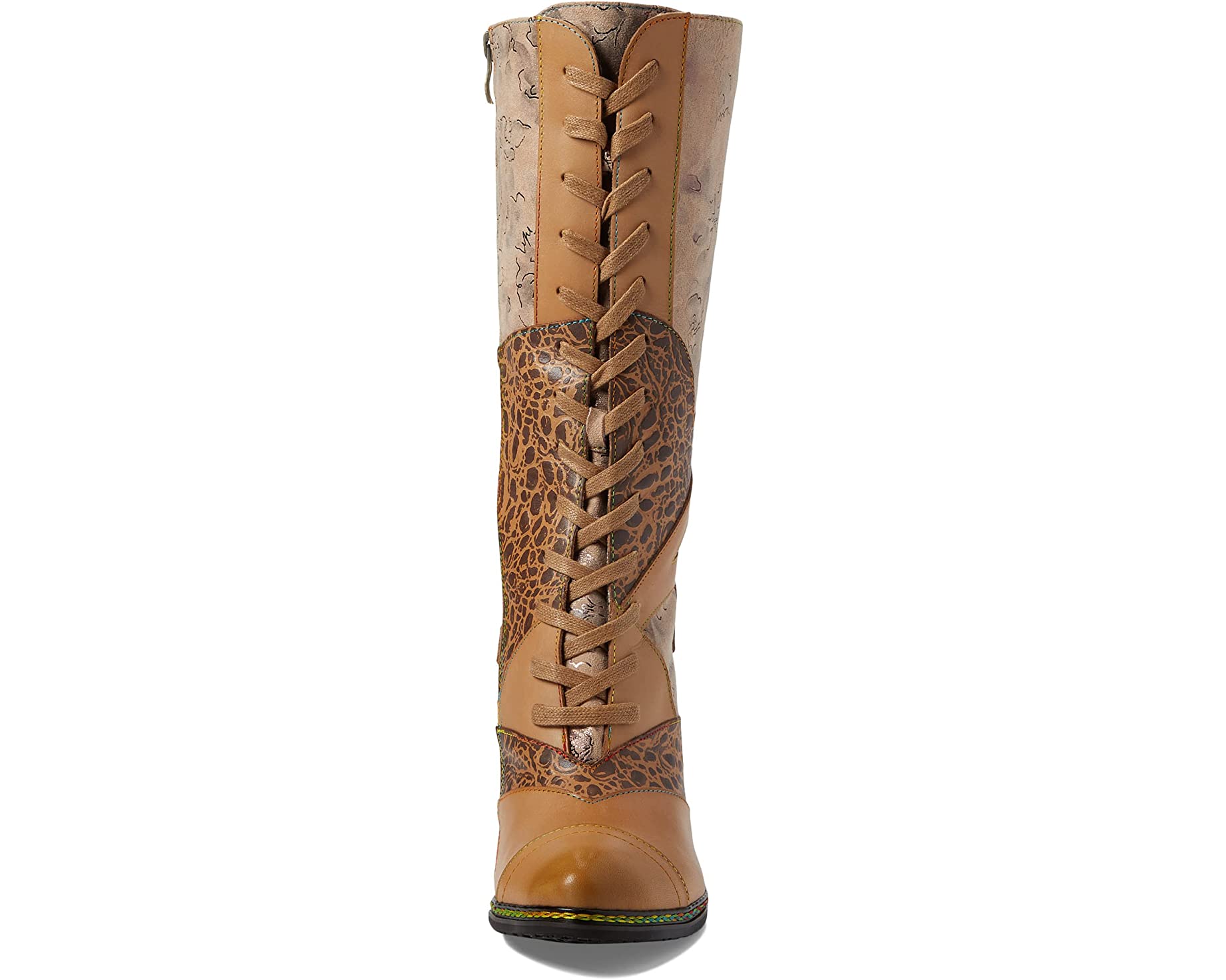 Boots Malagie Croco L'Artiste by Spring Step, beige multi