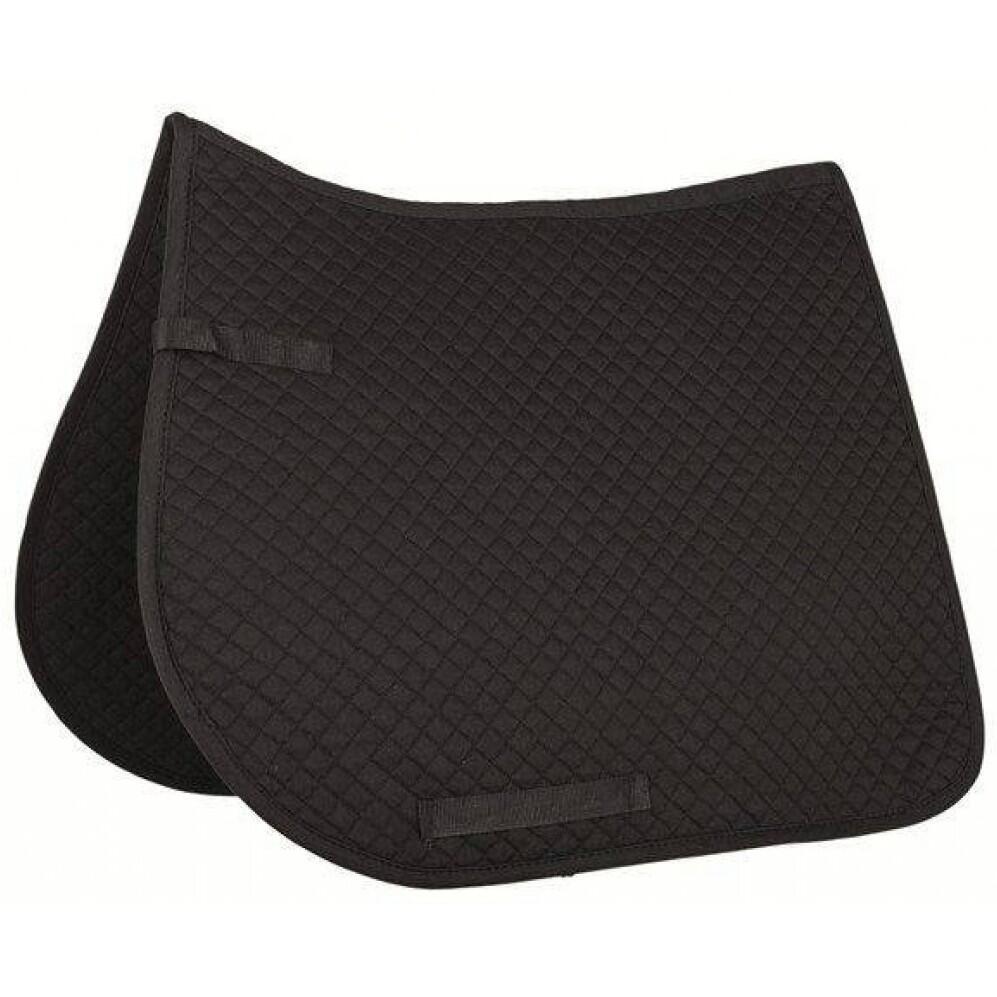 Saddle pad HKM quilted, black