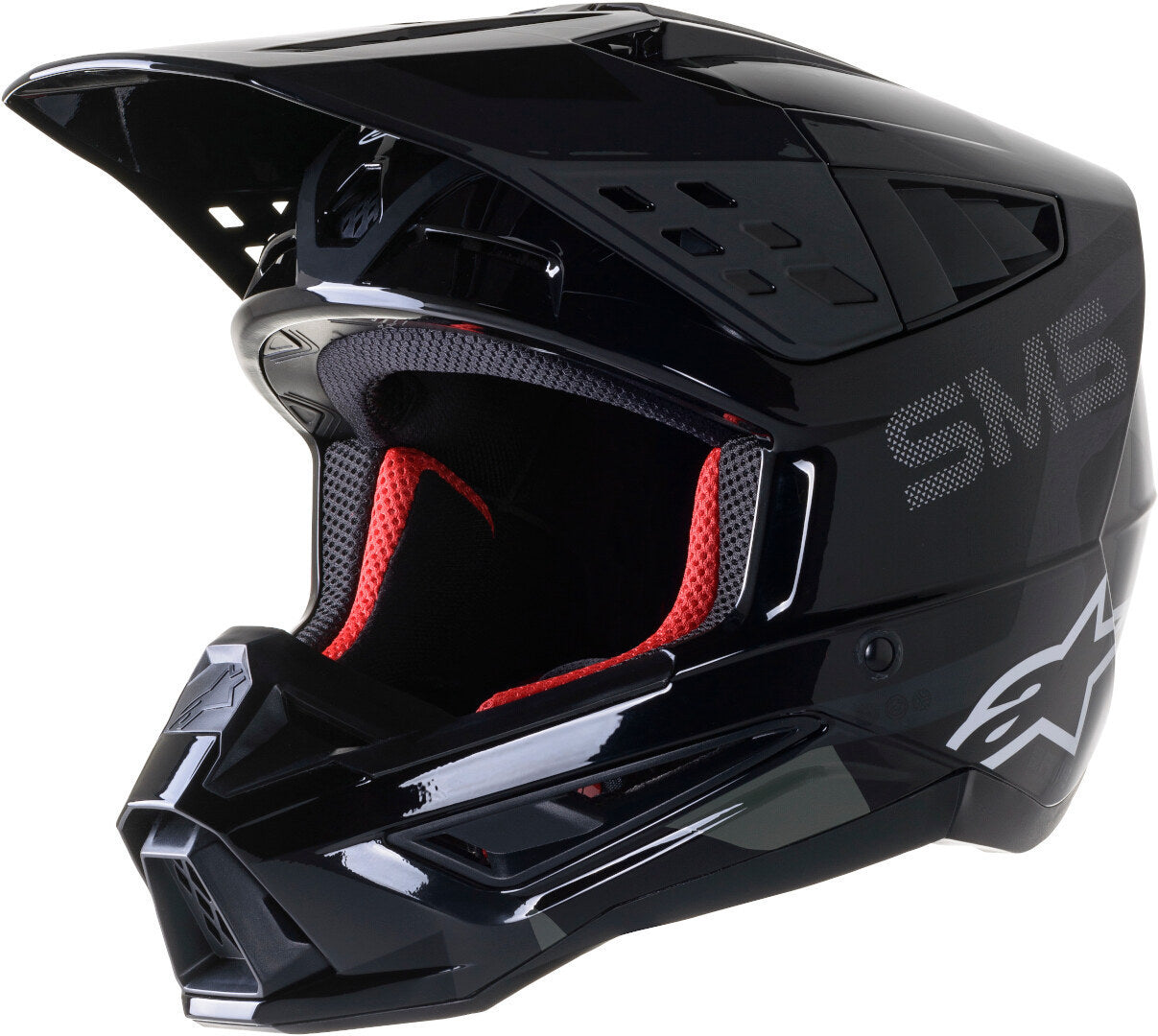 Alpinestars S-M5 Rover Motocross Helmet, Black/Grey