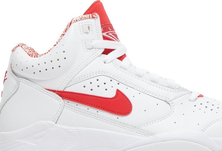 Nike Air Flight Lite Mid 'White University Red', white