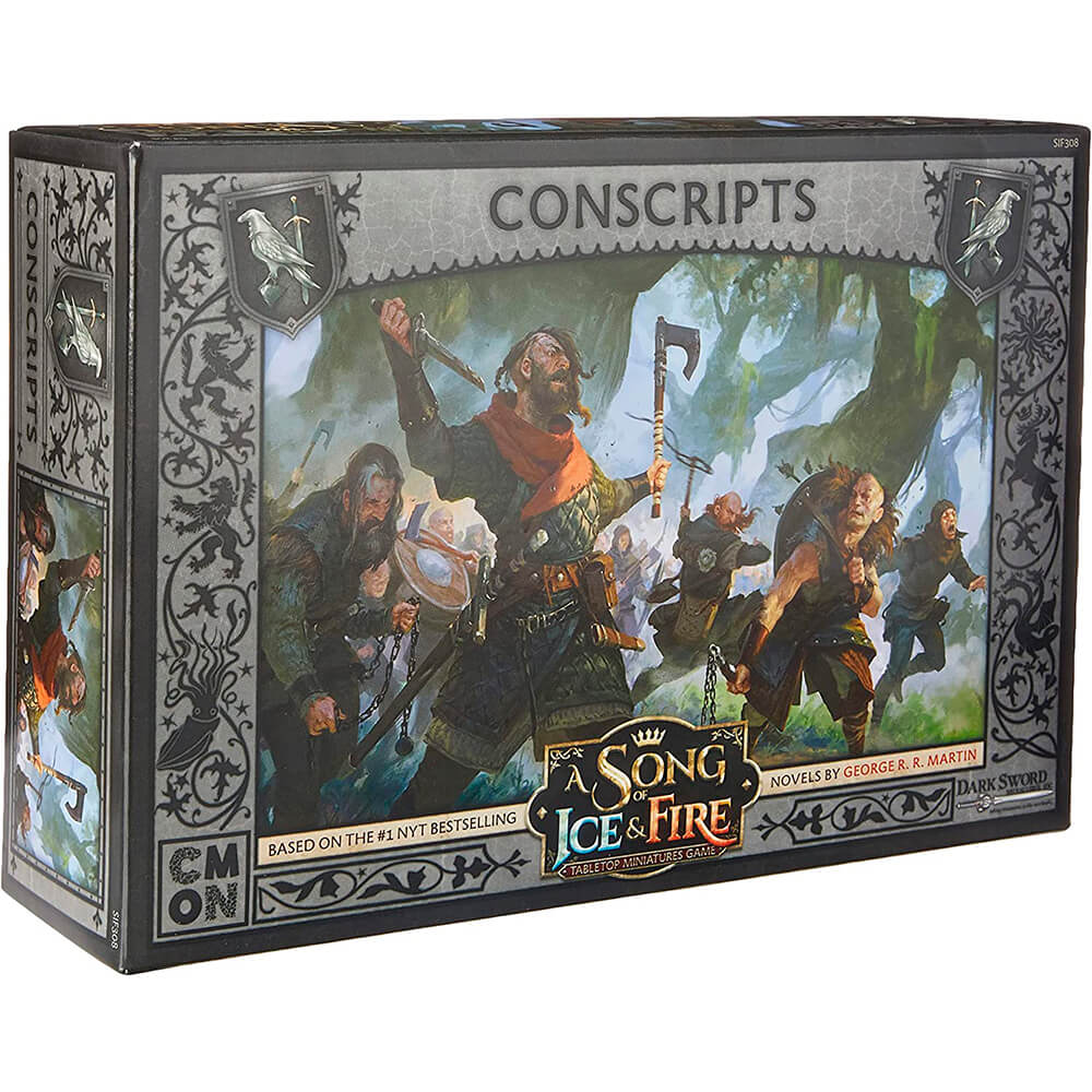 Additional set to CMON A Song of Ice and Fire Tabletop Miniatures Game, Night's Watch Conscripts