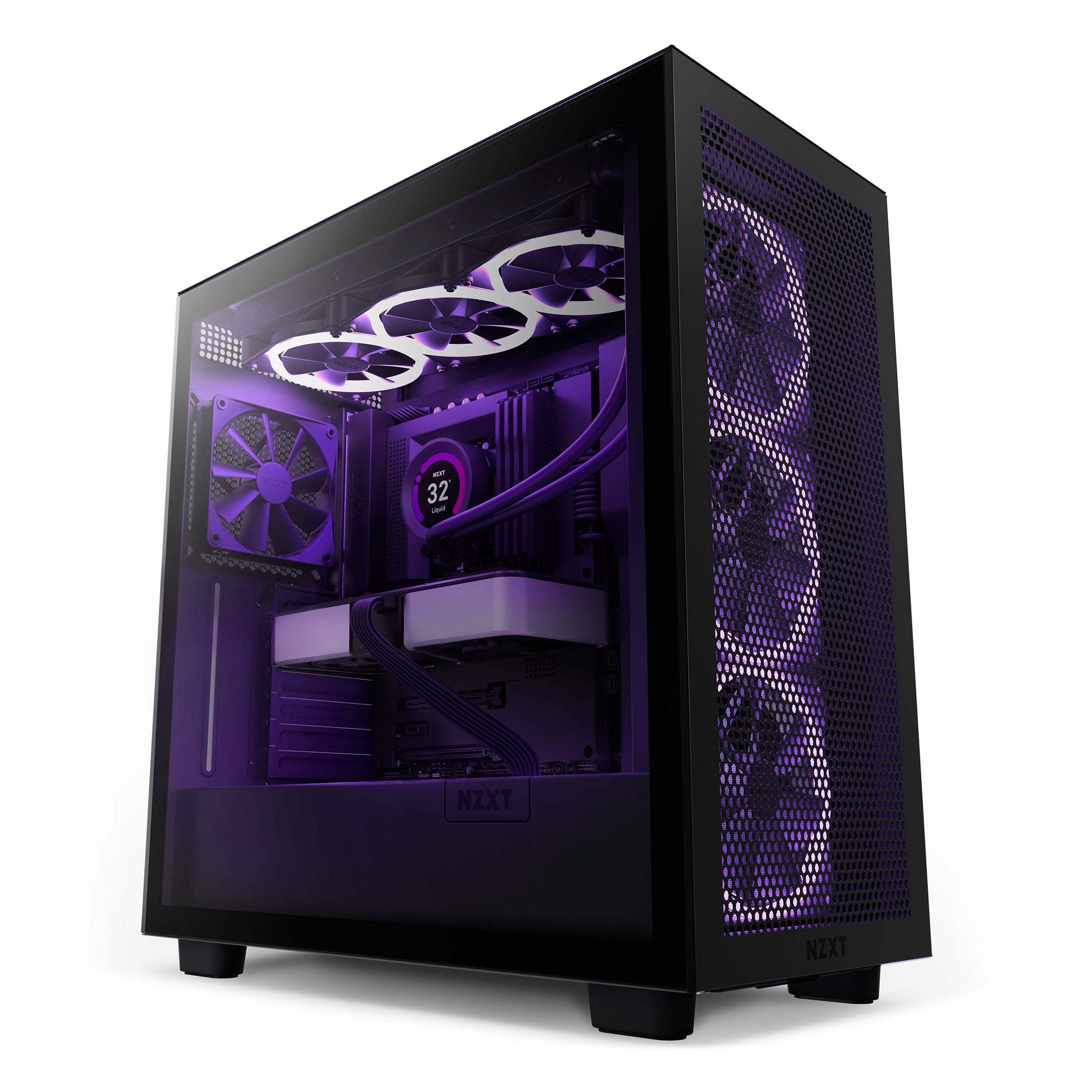 Case NZXT H7 Flow, Mid Tower, black