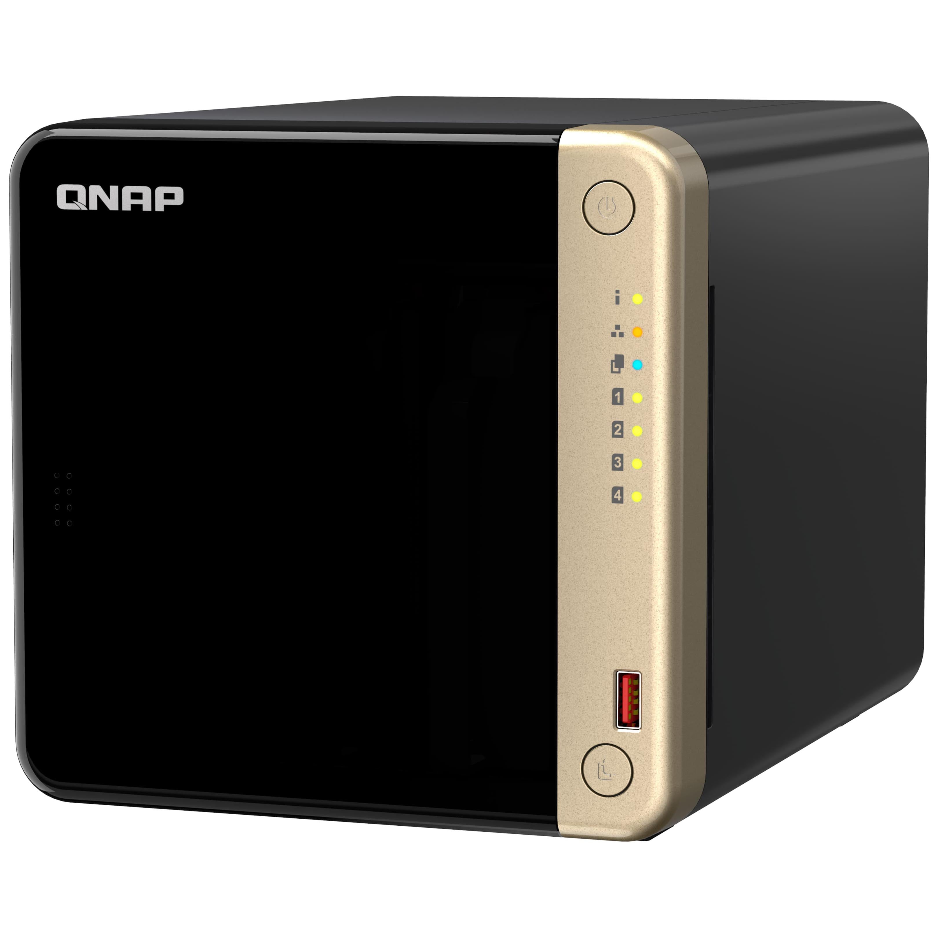 Network storage QNAP TS-664 Nas DDR4 4 GB, 6 bays, without disks, black