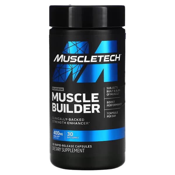 MuscleTech Muscle Building Supplement, 30 Capsules