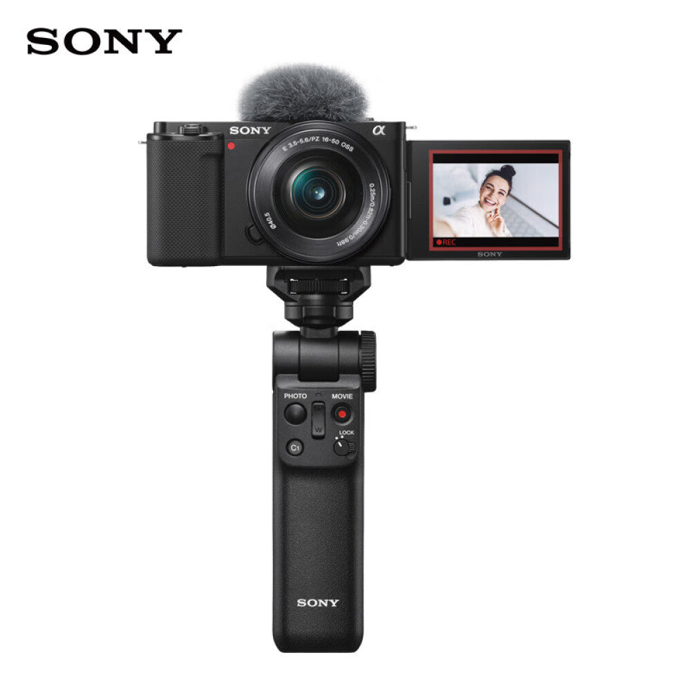 Sony ZV-E10L （16-50） camera with 64G memory card, black