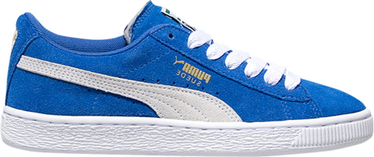 حذاء رياضي Puma Suede Jr Snorkel Blue باللون الأزرق