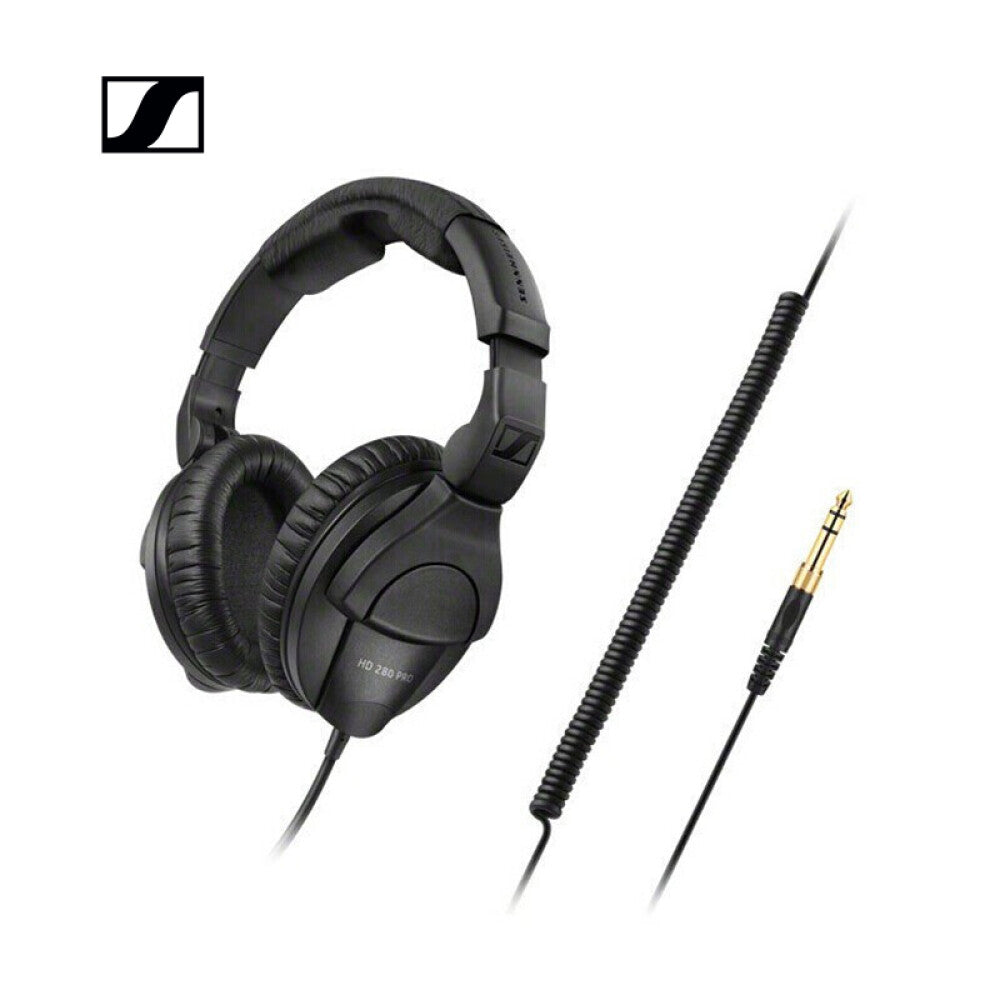 سماعات رأس سلكية Sennheiser HD280 Pro، باللون الأسود