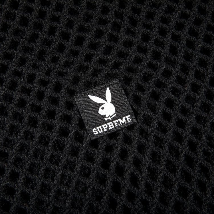 تي شيرت Supreme x Playboy String بأكمام قصيرة باللون الأسود