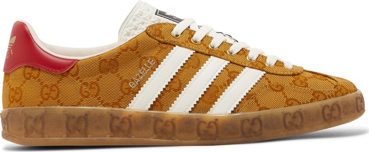 Adidas Adidas x Gucci Wmns Gazelle 'GG Monogram' sneakers, brown