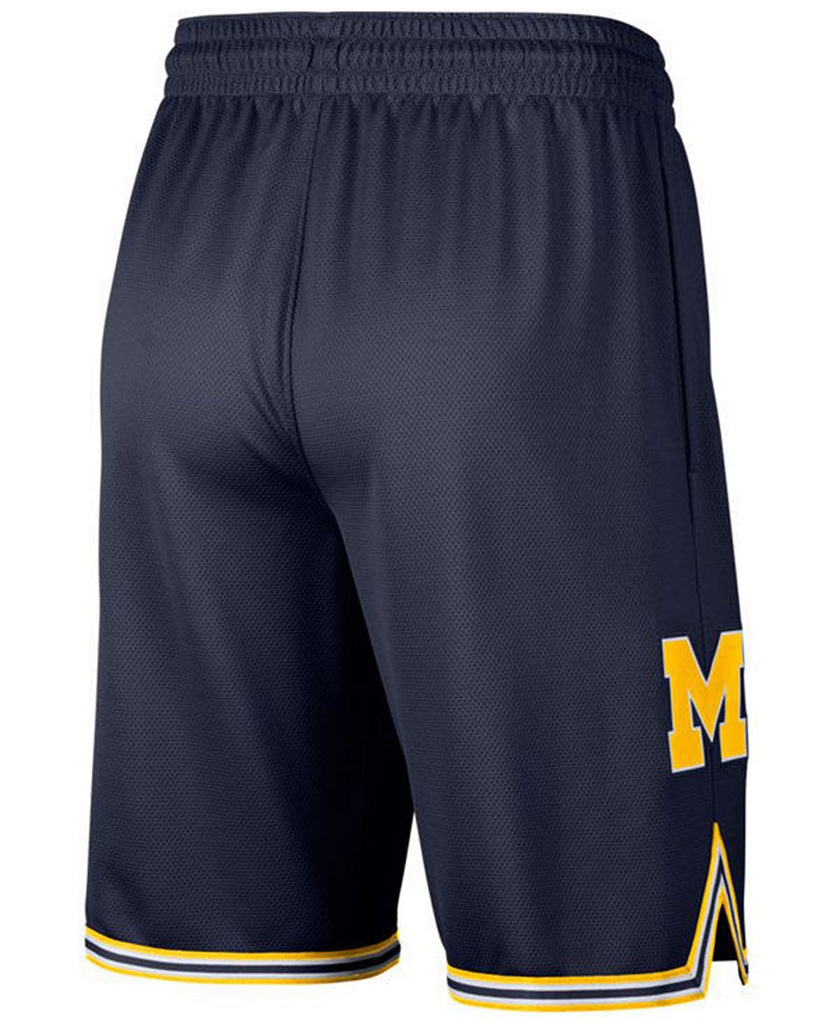 شورت كرة السلة للرجال من فريق Michigan Wolverines Replica Road من Nike، متعدد الألوان