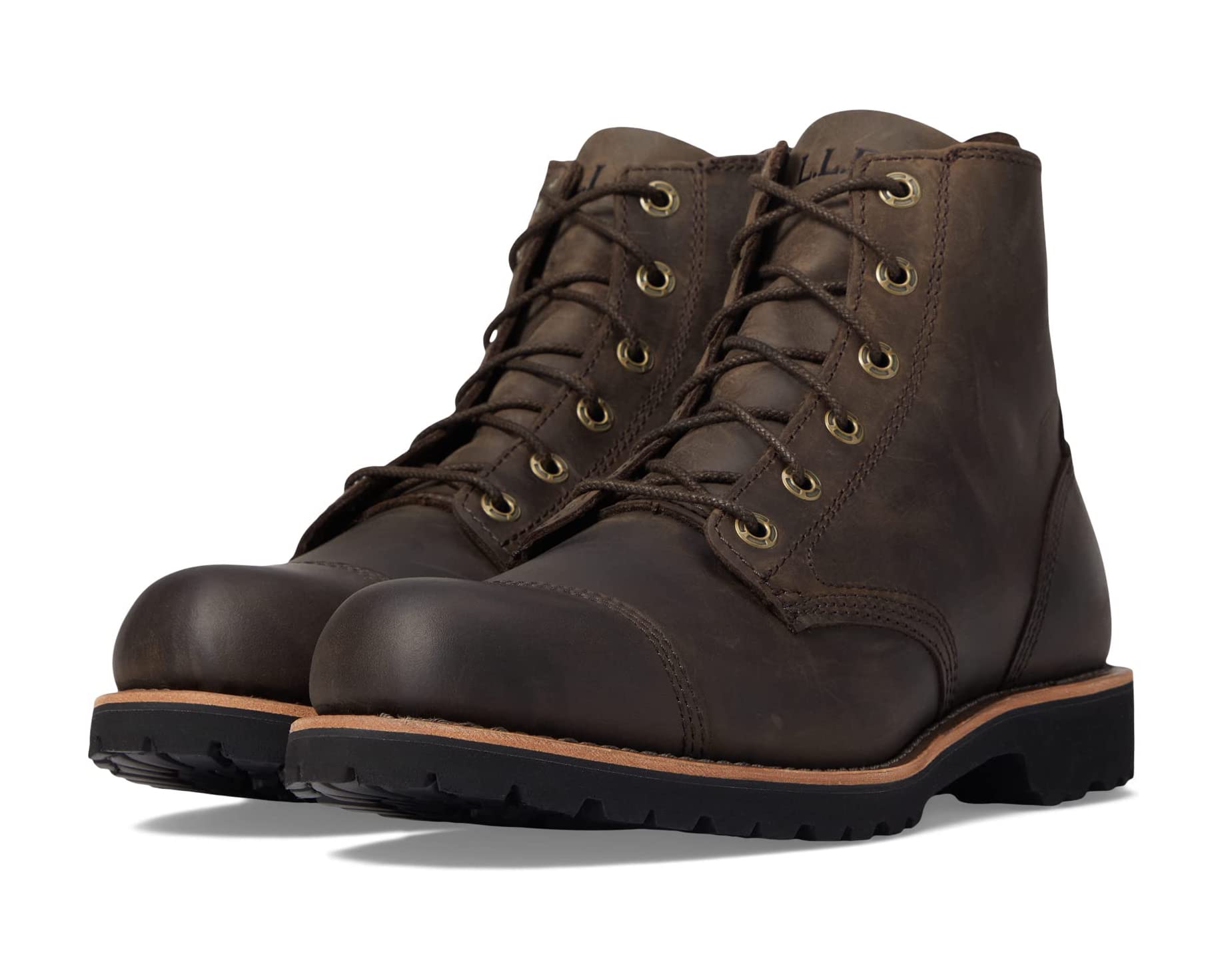 Bucksport Work Boot Cap Toe Lean, coffee bean