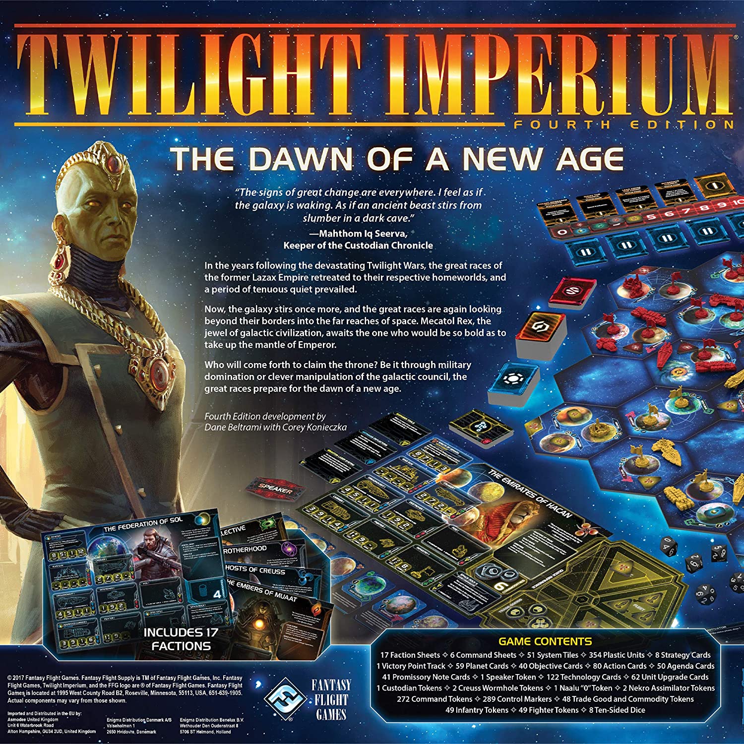 لعبة الطاولة Fantasy Flight Games: Twilight Imperium 4th Edition