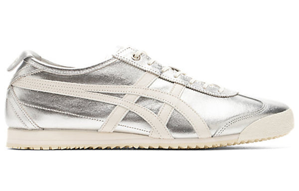 حذاء Onitsuka Tiger MEXICO 66 SD باللون الفضي الكريمي، بيج