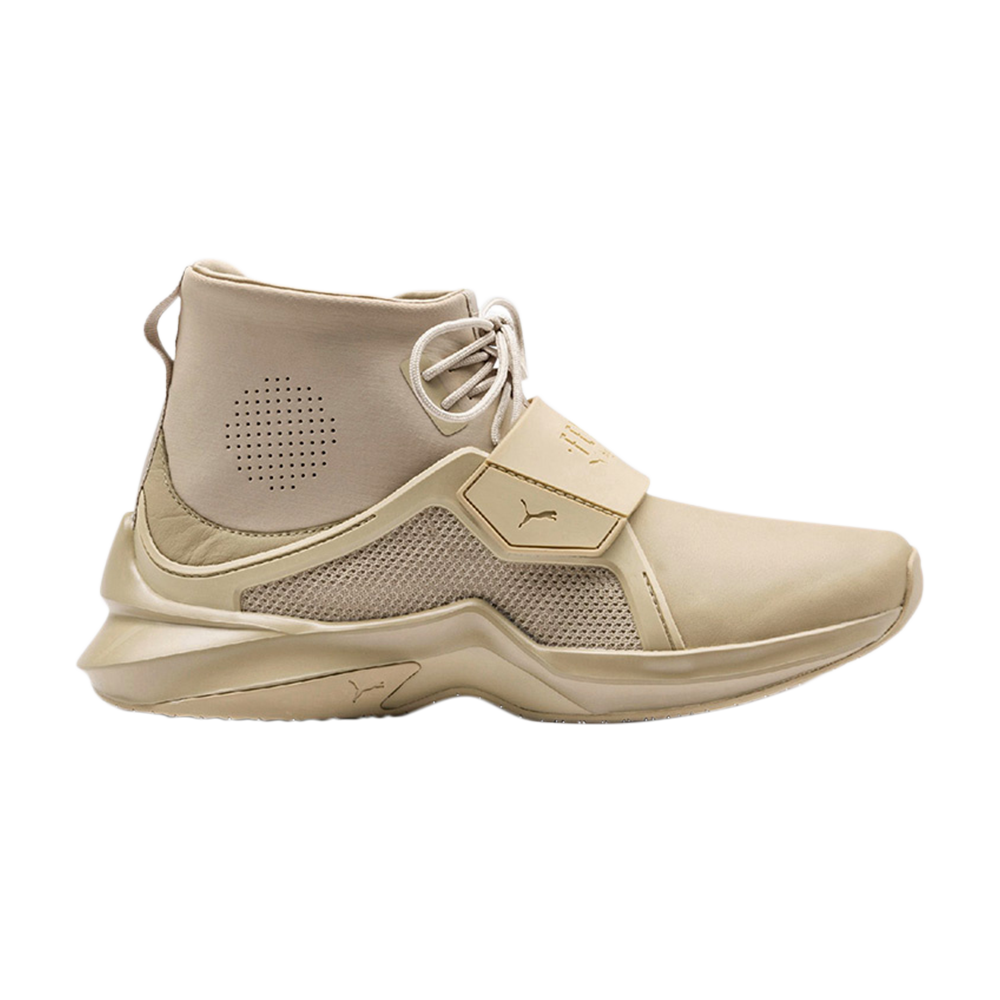 حذاء رياضي Fenty x Wmns Trainer Hi Puma باللون البني