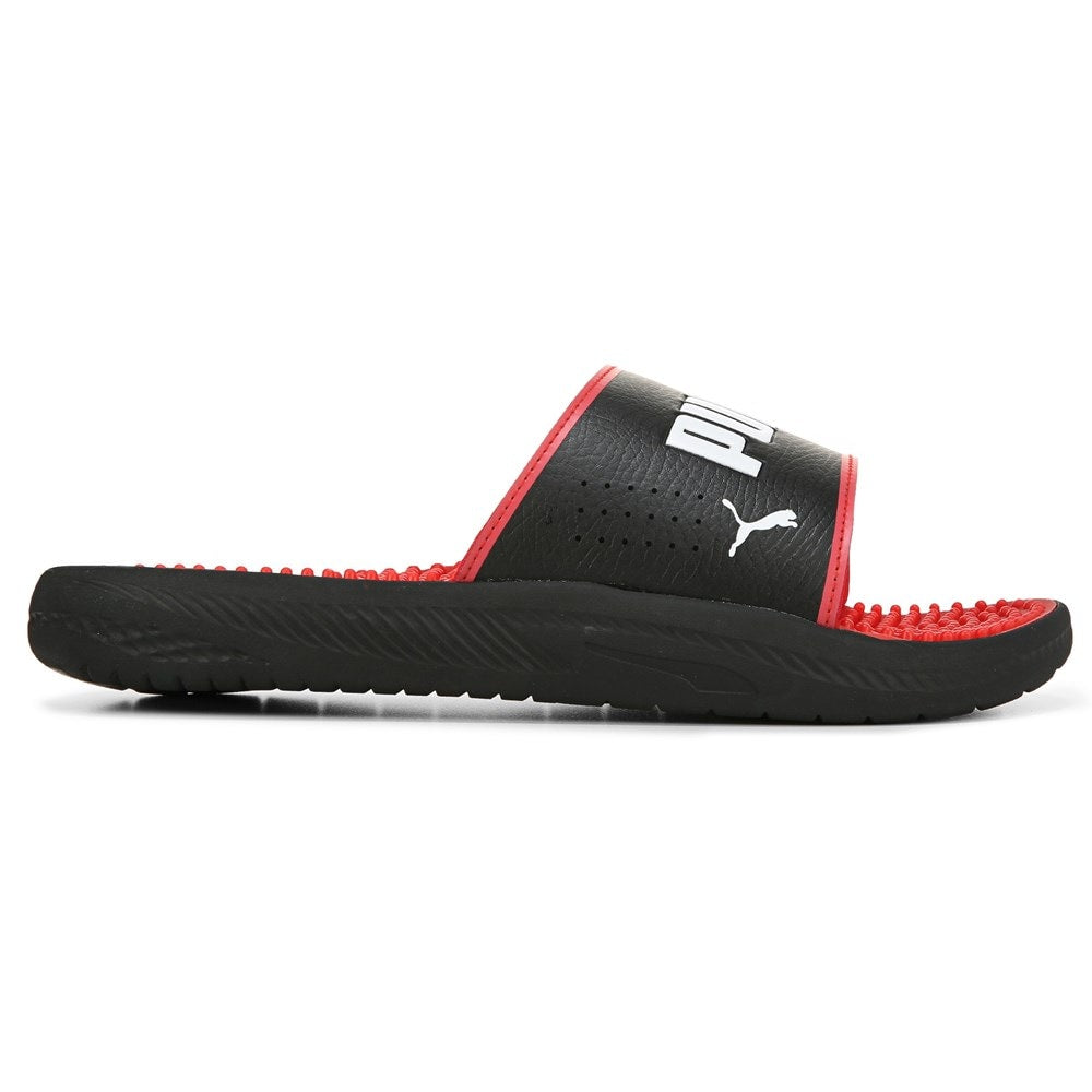 Men's Softride Puma slides, black