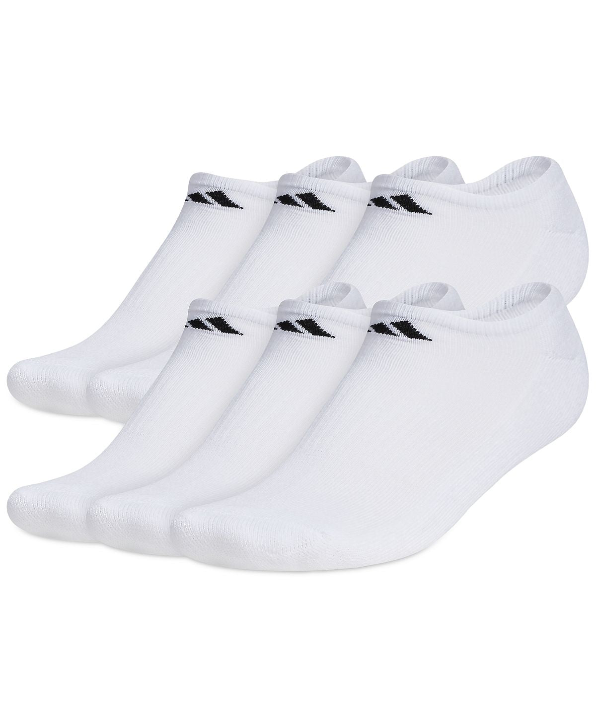 adidas Men's Soft Lined Sports Socks 6 Pairs of Invisible Socks