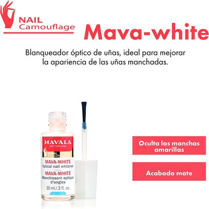 Mava White Optical nail brightener 10 ml, Mavala