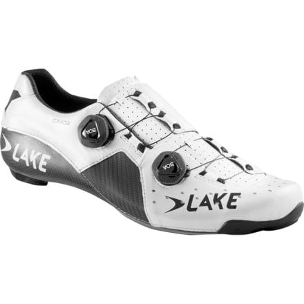 Wide cycling shoes CX403 men's Lake, white/black